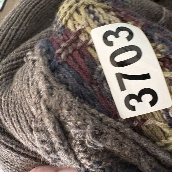 Navajo Cardigan Small Shawl Collar Aztec Southwest Ranch Tribal Nordic Striped - Picture 14 of 14